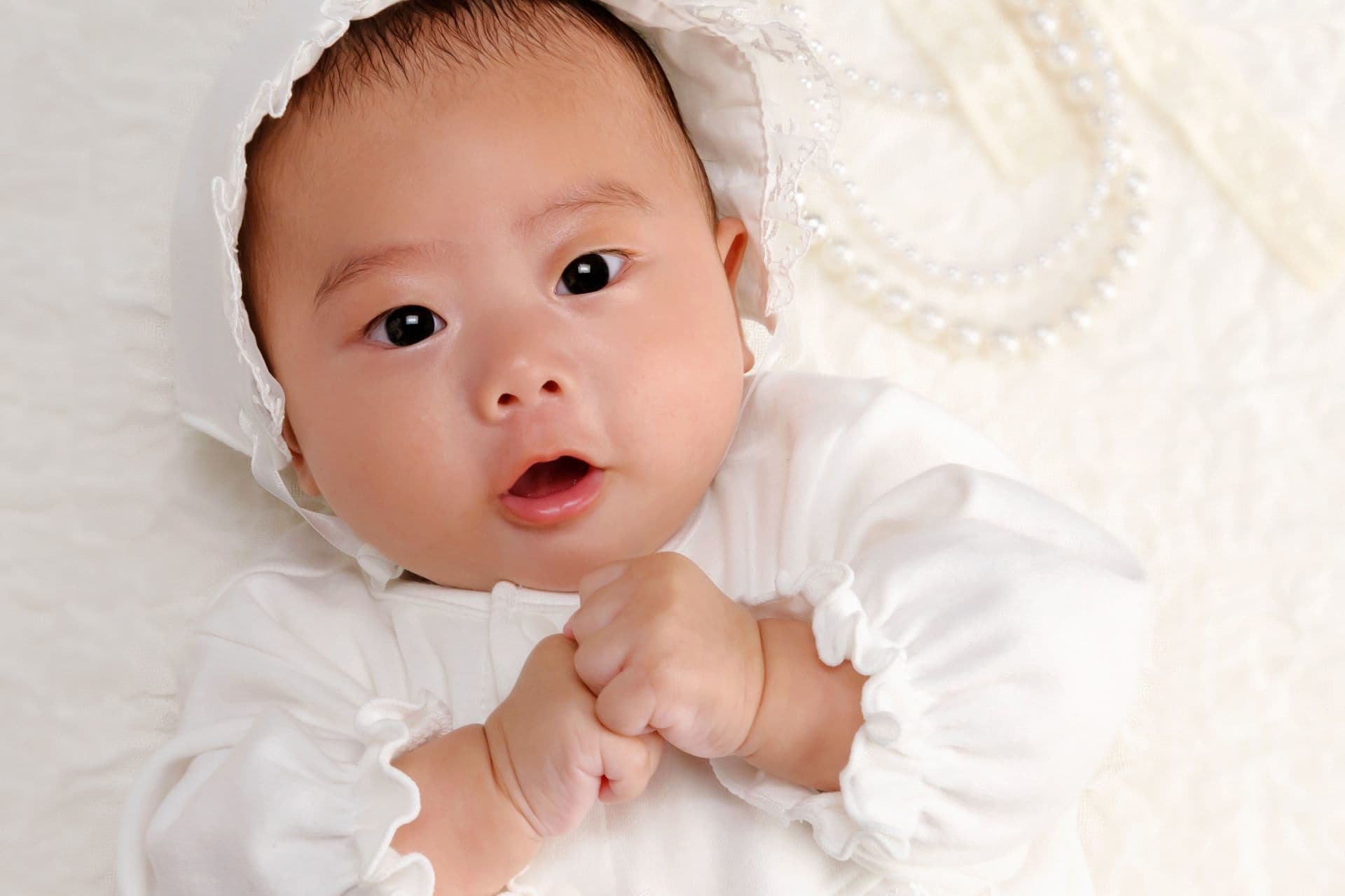 お宮参りの写真